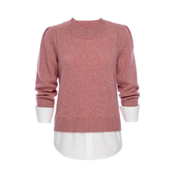 Brochu Walker The Eton Layered Crew Looker Pink - Picture 4 of 9